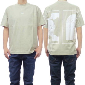 HUGO BOSS ヒューゴボス メンズクルーネックTシャツ 50515981 10260080 / Te-Vinyl ベージュ /2024春夏新作