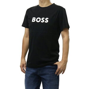 HUGO BOSS �q���[�S�{�X �����Y�N���[�l�b�NT�V���c 50491706 10249533 / T-Shirt RN �u���b�N 2026�t�ĐV��