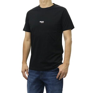 HUGO BOSS �q���[�S�{�X �����Y�N���[�l�b�NT�V���c 50517970 10249533 / T-Shirt RN Slim Fit �u���b�N 2026�t�ĐV��