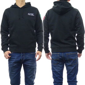 HYDROGEN ハイドロゲン メンズプルオーバーパーカー 330508 / SHIELD HOODIE ブラック