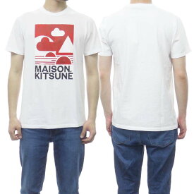 MAISON KITSUNE メゾンキツネ メンズクルーネックTシャツ IM00127KJ0008 ホワイト