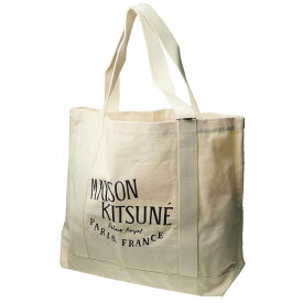 MAISON KITSUNE メゾンキツネ レディーストートバッグ LW05102 WW0008 / PALAIS ROYAL SHOPPING BAG ベージュ