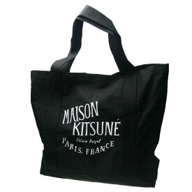 MAISON KITSUNE メゾンキツネ レディーストートバッグ LW05102 WW0008 / PALAIS ROYAL SHOPPING BAG ブラック