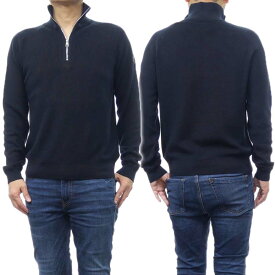 MONCLER モンクレール メンズ ハーフジップセーター ニット 9F00001 M1611 ダークネイビー