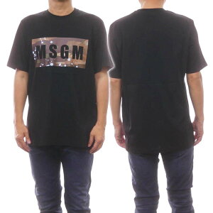 MSGM �G���G�X�W�[�G�� �����Y �N���[�l�b�NT�V���c 3640MM138 247002 �u���b�N