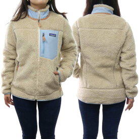 PATAGONIA パタゴニア レディースフリースジャケット 23074/W'S CLASSIC RETRO-X JKT（ウィメンズクラシックレトロXジャケット） DNLA ベージュ×ライトブルー