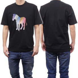 PS PAUL SMITH ポールスミス メンズクルーネックTシャツ M2R 675Y MP4433 ブラック /2024春夏新作