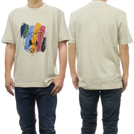 PS PAUL SMITH ポールスミス メンズクルーネックTシャツ M2R 675Y MP4538 ベージュ /2024春夏新作