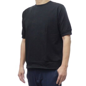 GIAB’S ARCHIVIO ジャブス アルキビオ メンズ クルーネック Tシャツ GRT/S COT001 ブラック 定番 人気商品 シンプル 上質 ジャージー