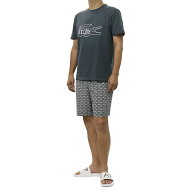 【期間限定ポイント5倍】LACOSTE ラコステ メンズ パジャマ セットアップ 4H2753 半袖 Tシャツ カットソ…