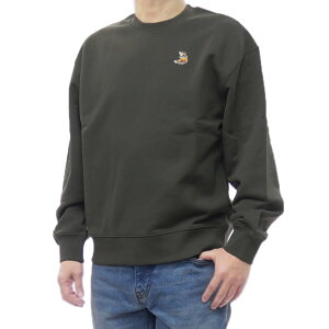 �y���Ԍ���|�C���g5�{�zMAISON KITSUNE ���]���L�c�l �X�E�F�b�g QM0030KM0341 / DREAMING FOX COMFORT SWEAT SHIRT �g���[�i�[ �v���I�[�o�[ �O���[