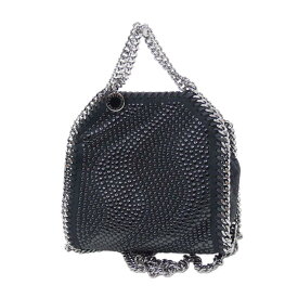 STELLA McCARTNEY ステラマッカートニー レディースミニトートバッグ 391698 WP0050 / TINY TOTE ALL OVER STUDDED ECO SHAGG ブラック