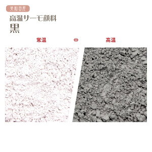 高温サーモ顔料 黒(温度で色が変わるレジン着色顔料) | レジン 変色 示温 カラーチェンジ 可逆性示温材 塗料 ネイル ハンドメイド アクセサリー