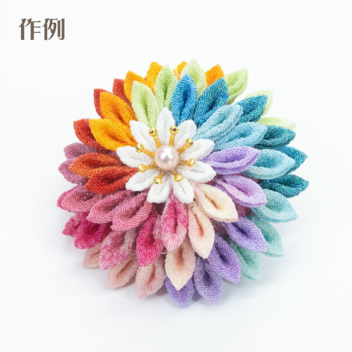 楽天市場】一越ちりめん ムラ染ぼかし 桃淡黄 【20cm×30cm】 アイロン 