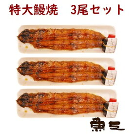 国産活うなぎ焼　3尾セット（蒲焼・白焼）