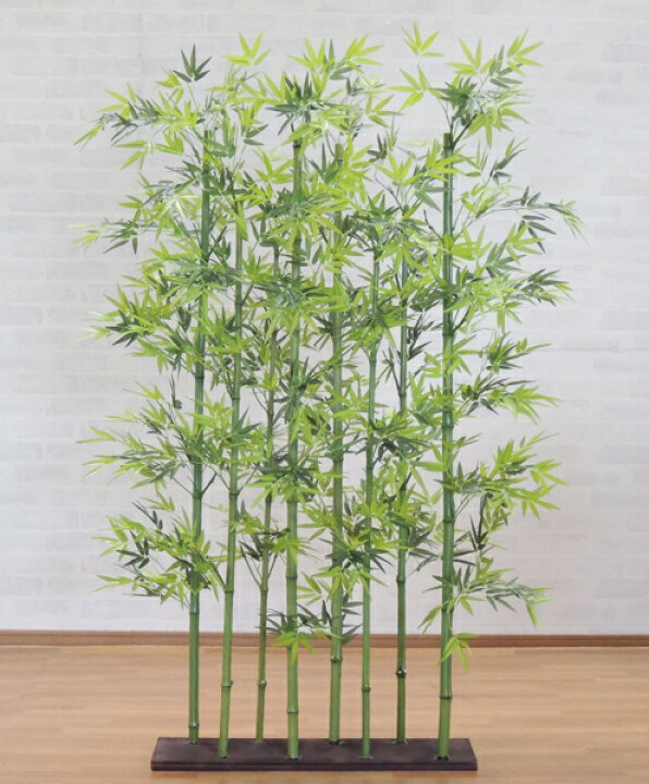 楽天市場】青竹 8本立 パーテーション150cm (人工竹 造花 インテリア 