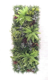 壁面緑化 パネル グリーンR 1.8m×0.6m (ウォールグリーン フェイクグリーン 装飾 大型 目隠し イミテーション 造花 装飾)