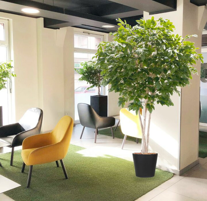 人工観葉植物 光触媒 【バードケージ】 観葉植物　レモン1.0m 🏈 インテリア おしゃれ