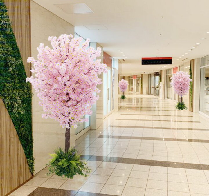 楽天市場】桜の木 210cm 装飾仕立て (野草バージョン フェイクグリーン 