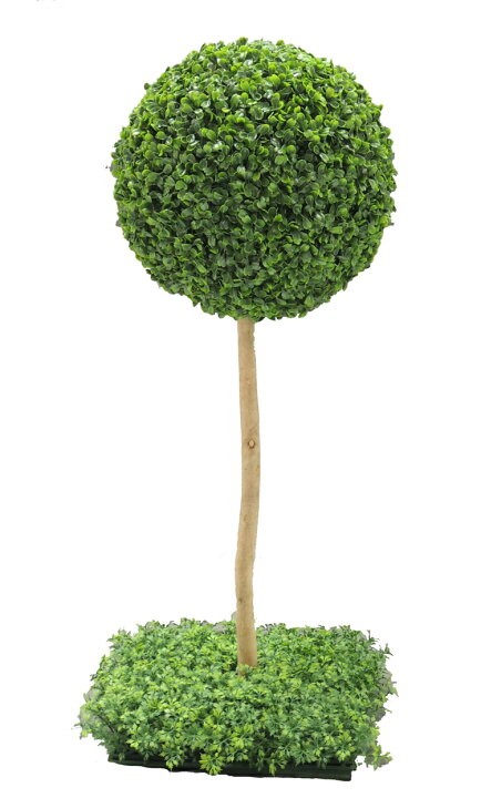 楽天市場】ボックスウッドトピアリー 高さ70cm (造花 人工観葉植物  