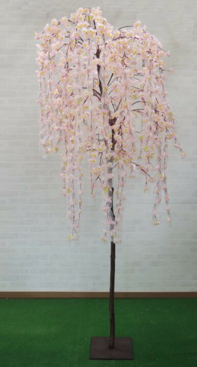 楽天市場】しだれ桜の木 (造花 サクラ ピンク 人工観葉植物 インテリア 