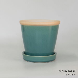 Aؔ glossy pot 16   傫 pXeJ[ Jt a16cm 16cm ꌊ zCg O[ ^[RCY 5 6