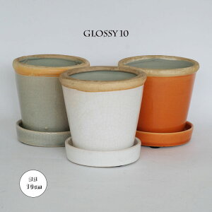 Aؔ glossy pot 10  픫 pXeJ[Jt a10cm 9cm ꌊzCgEO[EIW 킢