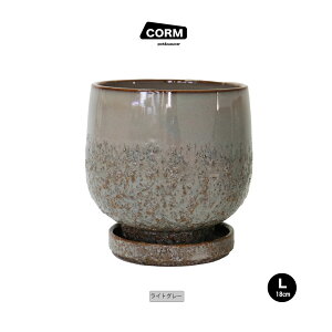 Aؔ  CORM POT & SAUCER 픫 Mt A[XJ[ re[W YARD 6 3.5 ϗtA 