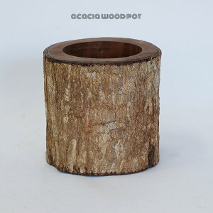 Jo[  AJVA WOOD POT VR stem a14cm 13cm Rȕ͋C