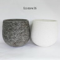 植木鉢 おしゃれ 大型 Eco Stone ポット 36 径36cm 高34cm ステム 鉢カバー stem セラミック鉢 8号鉢用