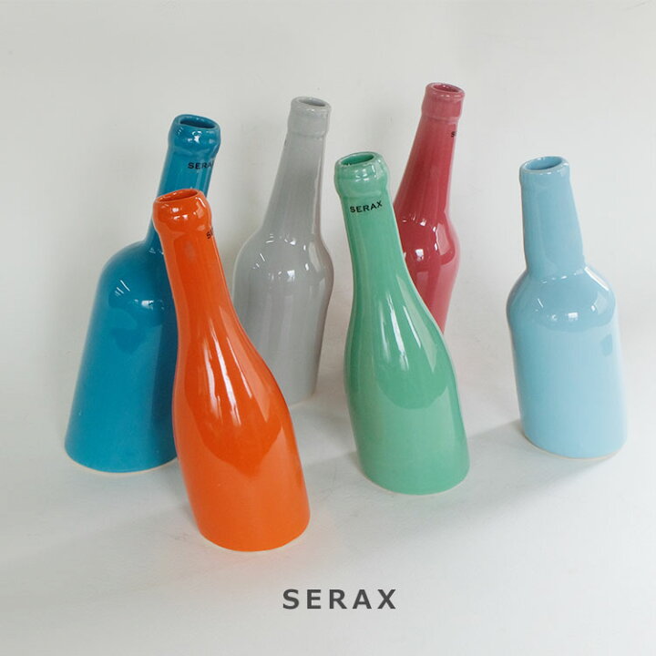 楽天市場】ドリンクボトルオブリーク6P SERAX 一輪挿し フラワーベース 