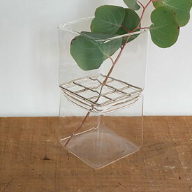 フラワーベース アクアカルチャーキューブ 花瓶 ヒヤシンス サボテン 水栽培 球根花瓶 ムスカリ