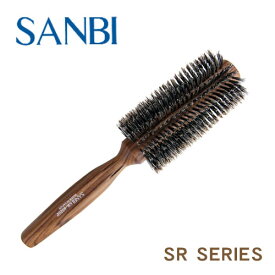 【送料無料】SANBI サンビー ヘアブロー ロールブラシ 53mm らせん植毛 SR-402SP【豚毛】ヘアブラシ 日本製 おすすめ 人気