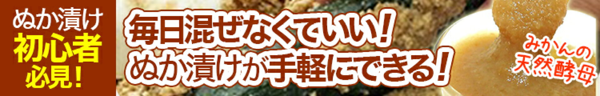 ぬか床一年生
