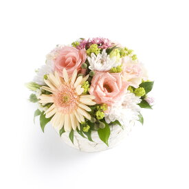 アロマフラワー　don't worry　〜不安解消〜【ミニサイズ】デザイナーズ アレンジメントフラワー ハンドメイド お花 誕生日祝い 結婚祝い 贈答 プレゼント 贈り物 全国配送 メッセージカード無料 楽ギフ 送料無料