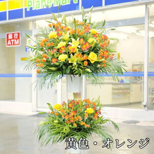 当日配送可 スタンド花 二段 2万円コース 選べる9色開店祝い 開業祝い 開院祝い 出演祝い 公演祝い オープン祝い 改装祝い 移転祝い 新装開店 リニューアル お祝い花 フラワースタンド