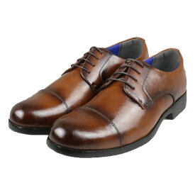 【ポイント5倍★11/11(火)1:59まで】 訳あり アウトレット ビジネスシューズ メンズ 軽量 ウォーキング 蒸れない 通気性 歩きやすい 革靴 走れる 消臭 ストレートチップ つま先 丸い 3E 軽い インソール 外羽根 紐 ブラウン 黒 ARUKOKA アルコウカ