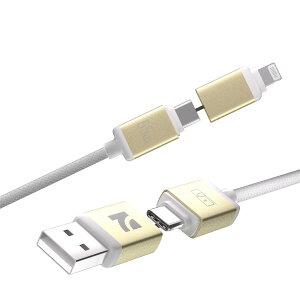 4in1 �}���`�[�d�P�[�u�� 65W PD �����[�d USB - 2 Type C - ���C�g�j���O �A���~�j�E�������V�F�� iPhone17/16/15/14/13ProMax/12mini/11/XR/XSMax, GalaxyS24/S23, Xperia, Huawei, Xiaomi ���̑��Ή�