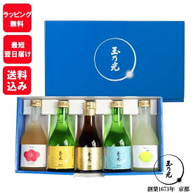 ギフト 玉乃光の定番日本酒とリキュール 飲み比べセット 送料無料 セット 玉乃光 純米大吟醸 純米吟醸 梅酒 柚子酒 5本 化粧箱入 飲み比べ 御祝 贈り物 ラッピング・メッセージカード無料 内祝い 誕生日 内祝 お酒 誕生日プレゼント 退職祝