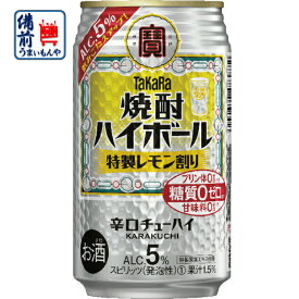 【2ケース送料無料】宝酒造　焼酎ハイボール　特製レモン　350ml缶×24本 2ケース　48本 K&O