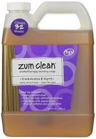 Indigo Wild, Zum Clean, Aromatherapy Laundry Soap, Frankincense &amp; Myrrh, 32 fl oz (.94 l)