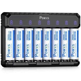 POWXS 電池 充電器セット