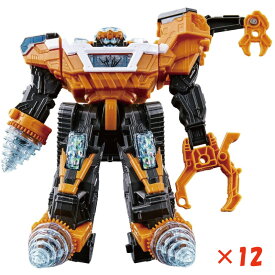 【在庫限り12個まとめ売り】バンダイ 魔進戦隊キラメイジャー 魔進変形 キラメイジン DXギガントドリラー 戦隊モノ 魔進武装セット 特撮 ミニプラ なりきり おもちゃ トランスフォーマー ロボット 転がし遊び 3歳
