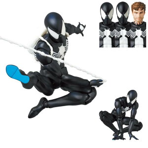 MAFEX �}�t�F�b�N�X No.147 SPIDER-MAN BLACK COSTUME COMIC Ver. �X�p�C�_�[�}�� �u���b�N�R�X�`���[�� �h���ς� �A�N�V�����t�B�M���A ���f�B�R���E�g�C MARVEL �}�[�x�� SECRET WARS �� �t�B�M���A �����i 