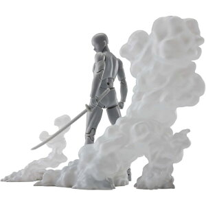 TAMASHII NATIONS �o���_�C�X�s���b�c BANDAI SPIRITS ��EFFECT SMOKE White Ver. for S.H.Figuarts ��135mm PVC ABS�� �h���ς� �����i �t�B�M���A�p �G�t�F�N�g�p�[�c �� �� �f�B�X�v���C �W�I���} ���B�q�[���[ �A�j