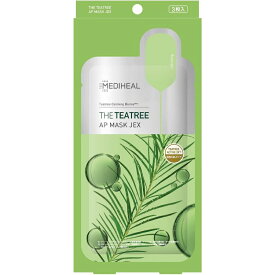 MEDIHEAL メディヒール ザ・ティーツリー アンプルマスクJEX 3枚入り フェイスマスク 肌荒れ対策 保湿 スキンケア ケア うるおい 肌のハリ 毛穴ケア シートマスク 美容成分