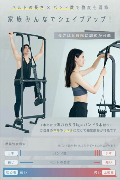 楽天市場】【限定ポイント3倍 】 エビトレ 懸垂アシストバンド 懸垂 