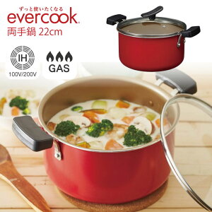evercook Go[NbN  22cm IHΉ bh KXWt hEVV тȂ  ih IH [^ w\ tbf XeX A~ ύ 傫  IH KX   tbf