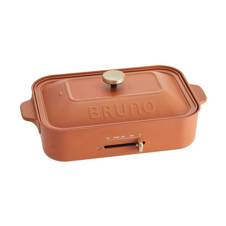 楽天市場】BRUNO コンパクト ホットプレート チリレッド 大型 赤 