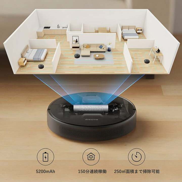 楽天市場】Dreame D9Max ロボット掃除機 水拭き 拭き掃除 拭き 吸引 